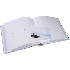 Album fotografico Goldbuch Secret Garden Blue 200 foto 10x15 cm con campi per didascalie