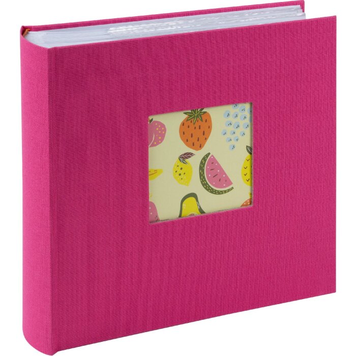 Album da incasso Goldbuch Bella Vista Electric Fuchsia per 200 foto 10x15 cm con finestra