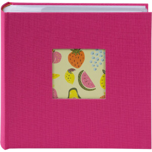 Album da incasso Goldbuch Bella Vista Electric Fuchsia per 200 foto 10x15 cm con finestra