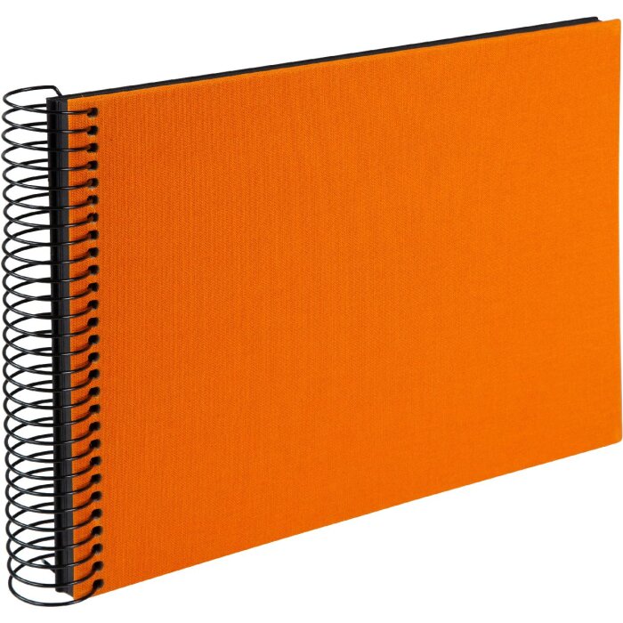 Album a spirale Goldbuch Bella Vista Sun Orange 24x17 cm Nero