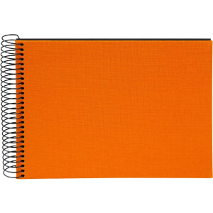 Album a spirale Goldbuch Bella Vista Sun Orange 24x17 cm Nero
