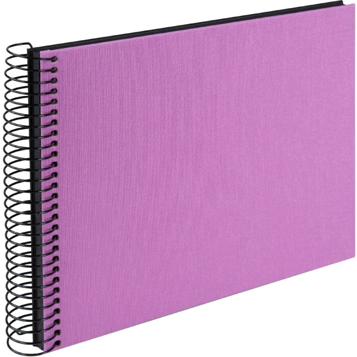 Album a spirale Bella Vista Lavender Goldbuch 24x17 cm Nero
