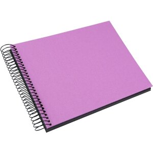 Album a spirale Bella Vista Lavender Goldbuch 24x17 cm Nero