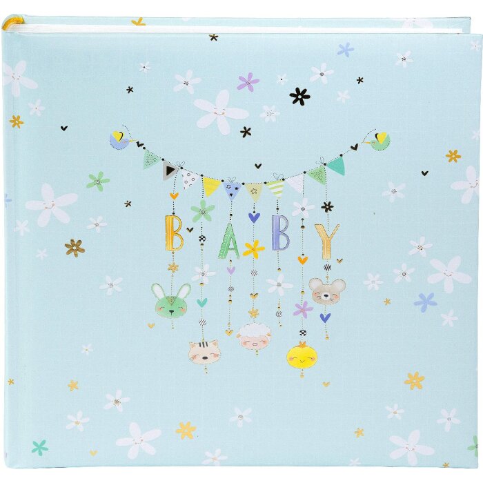 Album foto Goldbuch Lullaby Line Boy 25x25 cm 60 pagine bianche con pergamo