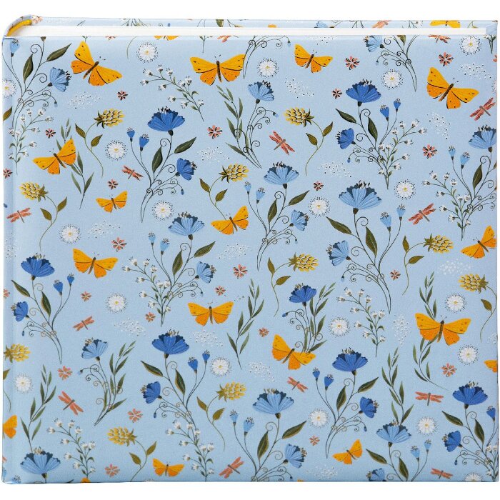Album foto Goldbuch Secret Garden Blue 25x25 cm 60 pagine stampaggio oro