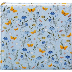 Album foto Goldbuch Secret Garden Blue 25x25 cm 60 pagine stampaggio oro