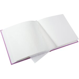 Album foto Goldbuch Bella Vista Lavanda 25x25 cm con protezione in canapa e pergamin