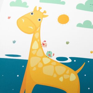 Album foto Goldbuch Sunny Giraffe 30x31 cm 60 pagine carta stampata artistica con pergamena