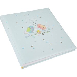Album foto Goldbuch Loving Birds Boy 30x31 cm con stampaggio dorato e pagine in pergamo