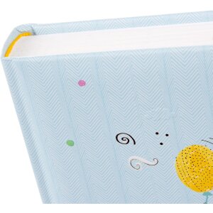 Album foto Goldbuch Blue Elephant 30x31 cm con stampa oro e pagine in pergamena