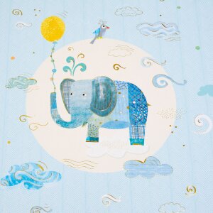 Album foto Goldbuch Blue Elephant 30x31 cm con stampa oro e pagine in pergamena