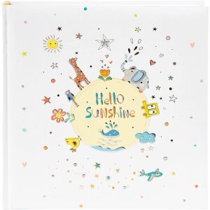 Album foto Goldbuch Hello Sunshine 30x31 cm 60 pagine cartoncino fotografico neutro con pergamo bianco