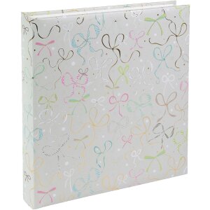 Album foto Goldbuch Ribboné taupe 30x31 cm 60 pagine cartoncino fotografico finitura oro