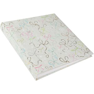 Album foto Goldbuch Ribboné taupe 30x31 cm 60 pagine cartoncino fotografico finitura oro