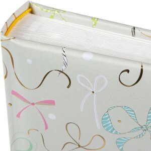 Album foto Goldbuch Ribboné taupe 30x31 cm 60 pagine cartoncino fotografico finitura oro