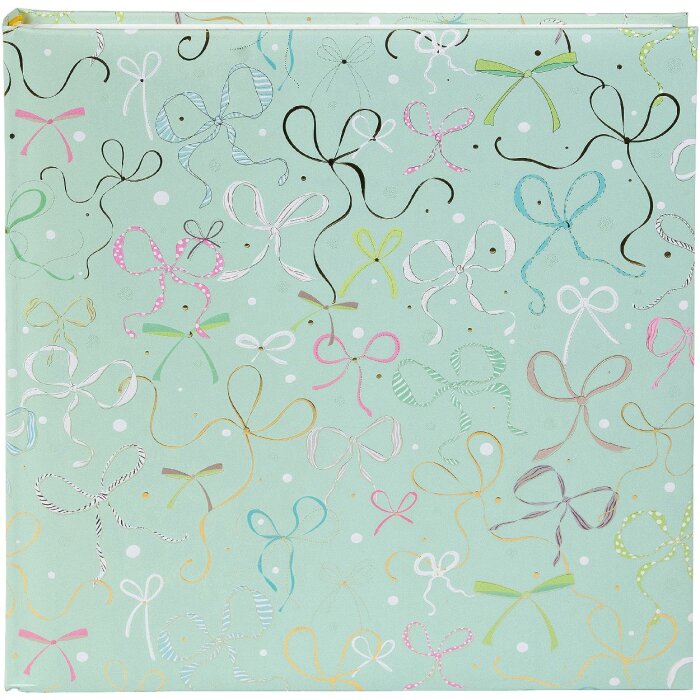 Album foto Goldbuch Ribboné mint 30x31 cm 60 pagine cartoncino fotografico con stampa dorata