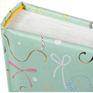 Album foto Goldbuch Ribboné mint 30x31 cm 60 pagine cartoncino fotografico con stampa dorata