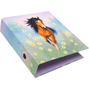 Archivio Goldbuch Wiesenglück 28x32 cm con stampa artistica e meccanismo a leva