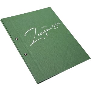 Mappa per attestati Goldbuch con design vivace salvia 24x31 cm