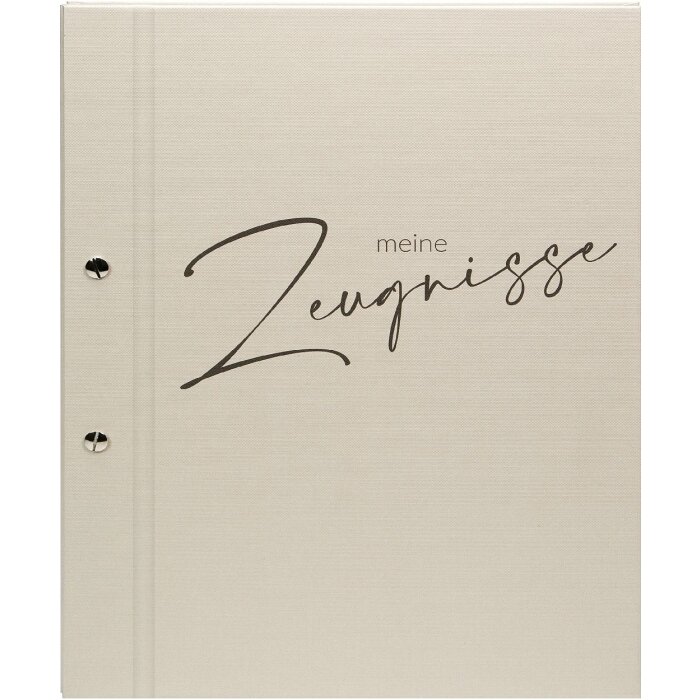 Mappe per attestati Goldbuch Schwungvoll crema 24x31 cm