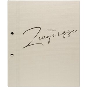 Mappe per attestati Goldbuch Schwungvoll crema 24x31 cm