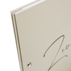 Mappe per attestati Goldbuch Schwungvoll crema 24x31 cm