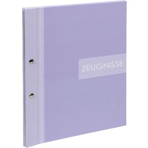 Mappa per certificati Goldbuch Zweiklang flieder 24x31 cm