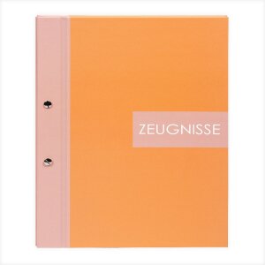 Mappa da diploma Goldbuch Zweiklang papaya 24x31 cm