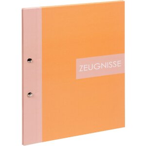 Mappa da diploma Goldbuch Zweiklang papaya 24x31 cm