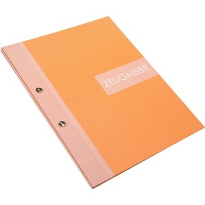 Mappa da diploma Goldbuch Zweiklang papaya 24x31 cm