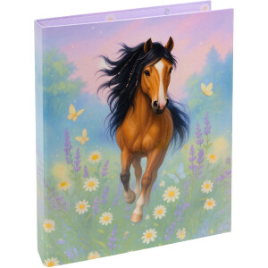 Taccuino a anelli Goldbuch Wiesenglück 26x32 cm con...