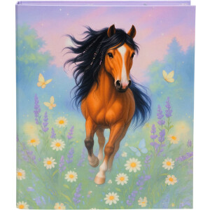 Taccuino a anelli Goldbuch Wiesenglück 26x32 cm con...