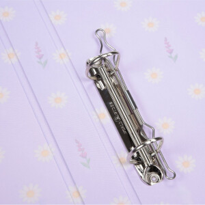 Taccuino a anelli Goldbuch Wiesenglück 26x32 cm con stampa artistica e meccanismo a 2 anelli