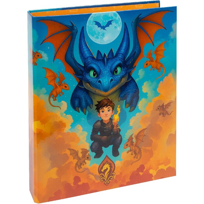 Taccuino Goldbuch a anelli A4 Drachenfreund 26x32 cm