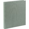 Blocco a anelli Goldbuch A4 Summertime verde sage 26x32 cm lino 4 anelli fermagli