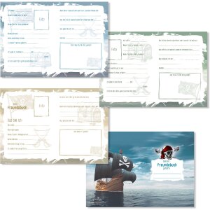 Libro degli amici Goldbuch Flaggschiff 15x21 cm, DIN A5, 88 pagine illustrate