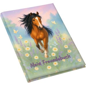 Libro amicizie Goldbuch Wiesenglück 15x21 cm DIN A5 88 pagine stampa artistica