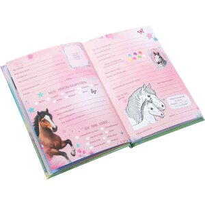 Libro amicizie Goldbuch Wiesenglück 15x21 cm DIN A5 88 pagine stampa artistica