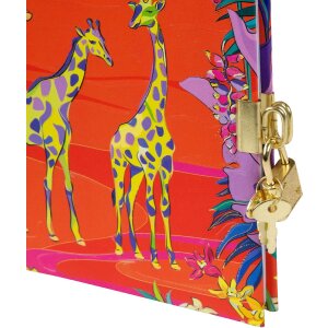 Diario Goldbuch Wild Life Giraffa 16,5 x 16,5 cm, 96 pagine, decorazione dorata