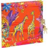 Diario Goldbuch Wild Life Giraffa 16,5 x 16,5 cm, 96 pagine, decorazione dorata