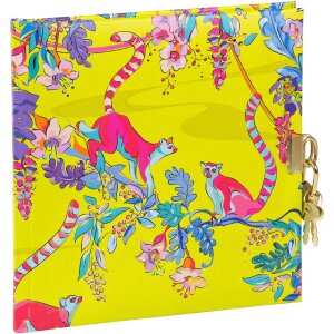 Taccuino Goldbuch Wild Life Lemuri 16,5 x 16,5 cm Oro o...