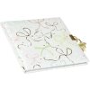 Taccuino Goldbuch Ribboné mint 16,5 x 16,5 cm con stampaggio dorato e chiusura in oro o argento