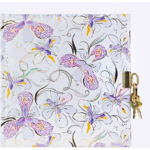 Taccuino Goldbuch Orchid Mood White 16x16 cm con stampa...