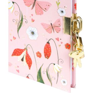 Diario Secret Garden rosa Goldbuch 16x16 cm