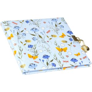 Diario Secret Garden Blue Goldbuch 16,5 x 16,5 cm, 96 pagine, marcatura dorata