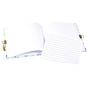 Diario Secret Garden Blue Goldbuch 16,5 x 16,5 cm, 96 pagine, marcatura dorata
