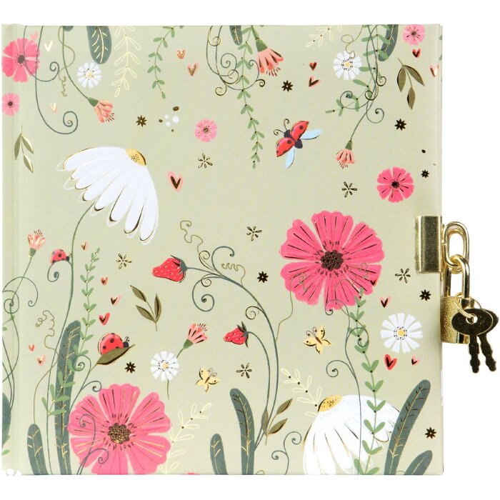 Diario Goldbuch Secret Garden Time To Bloom 16,5 x 16,5 cm, Oro