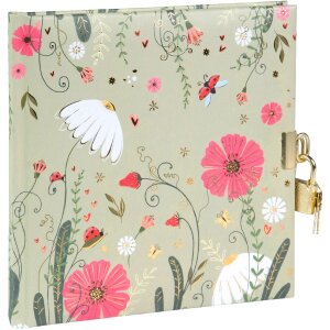 Diario Goldbuch Secret Garden Time To Bloom 16,5 x 16,5 cm, Oro