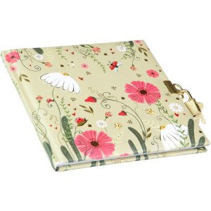 Diario Goldbuch Secret Garden Time To Bloom 16,5 x 16,5 cm, Oro