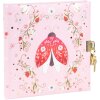 Diario Secret Garden Ornamentale Goldbuch 16x16 cm, oro, 16,5x16,5 cm